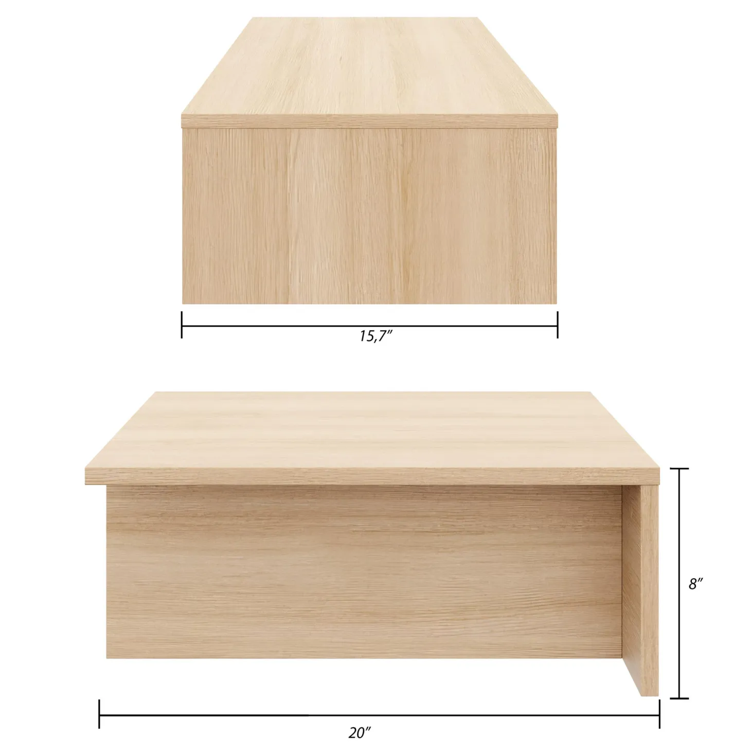 Ensemble tables de chevet 2 mcx - Nexera