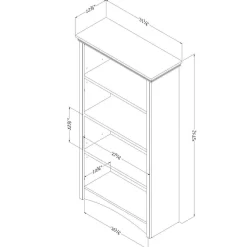 Etagere 4 tablettes - South Shore