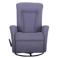 Fauteuil berçant pivotant inclinable - gris