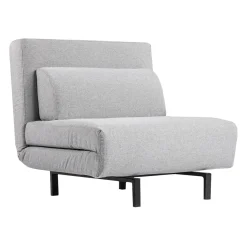 Fauteuil convertible pivotant - gris
