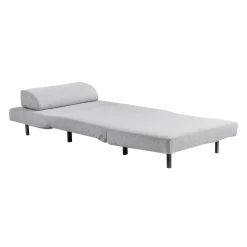 Fauteuil convertible pivotant - gris