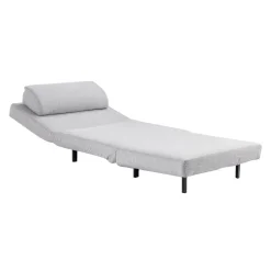 Fauteuil convertible pivotant - gris