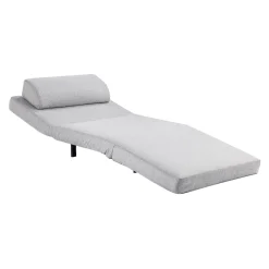 Fauteuil convertible pivotant - gris