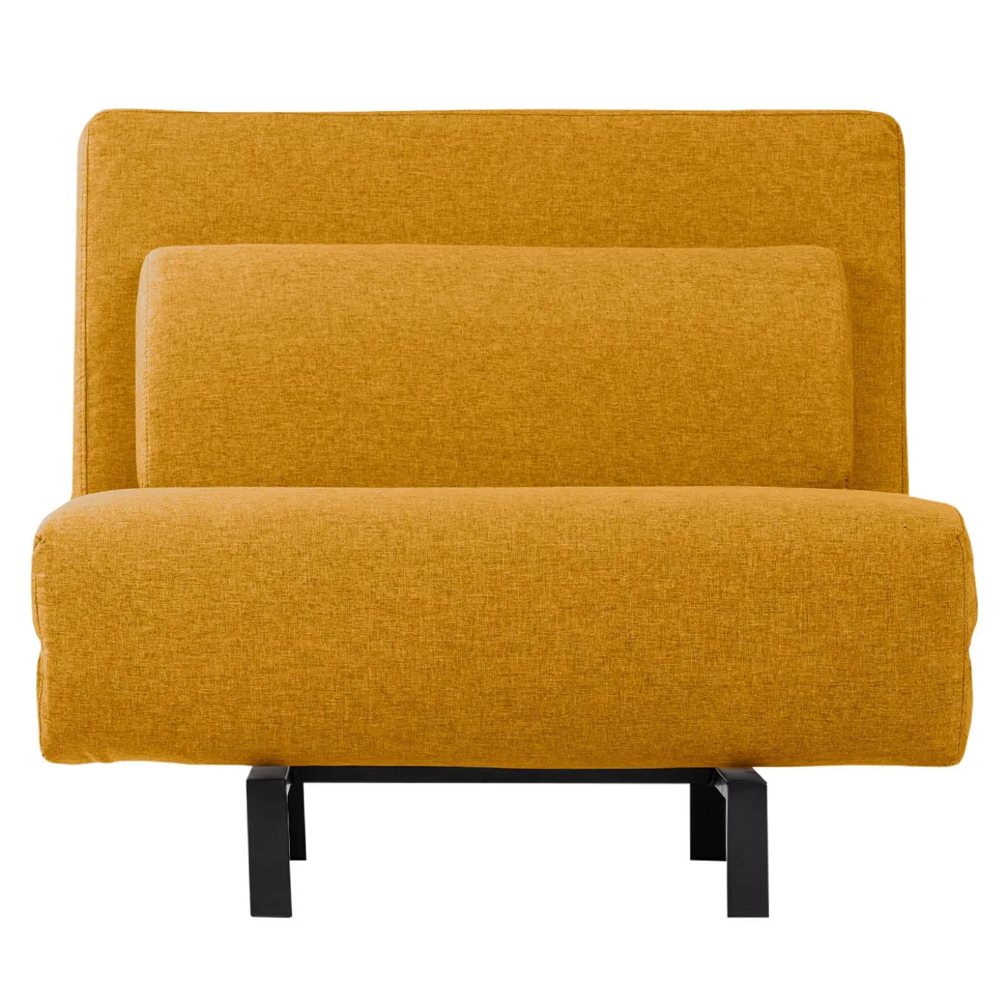Fauteuil convertible pivotant - jaune