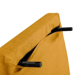 Fauteuil convertible pivotant - jaune