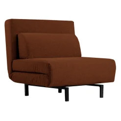 Fauteuil convertible pivotant - rouille