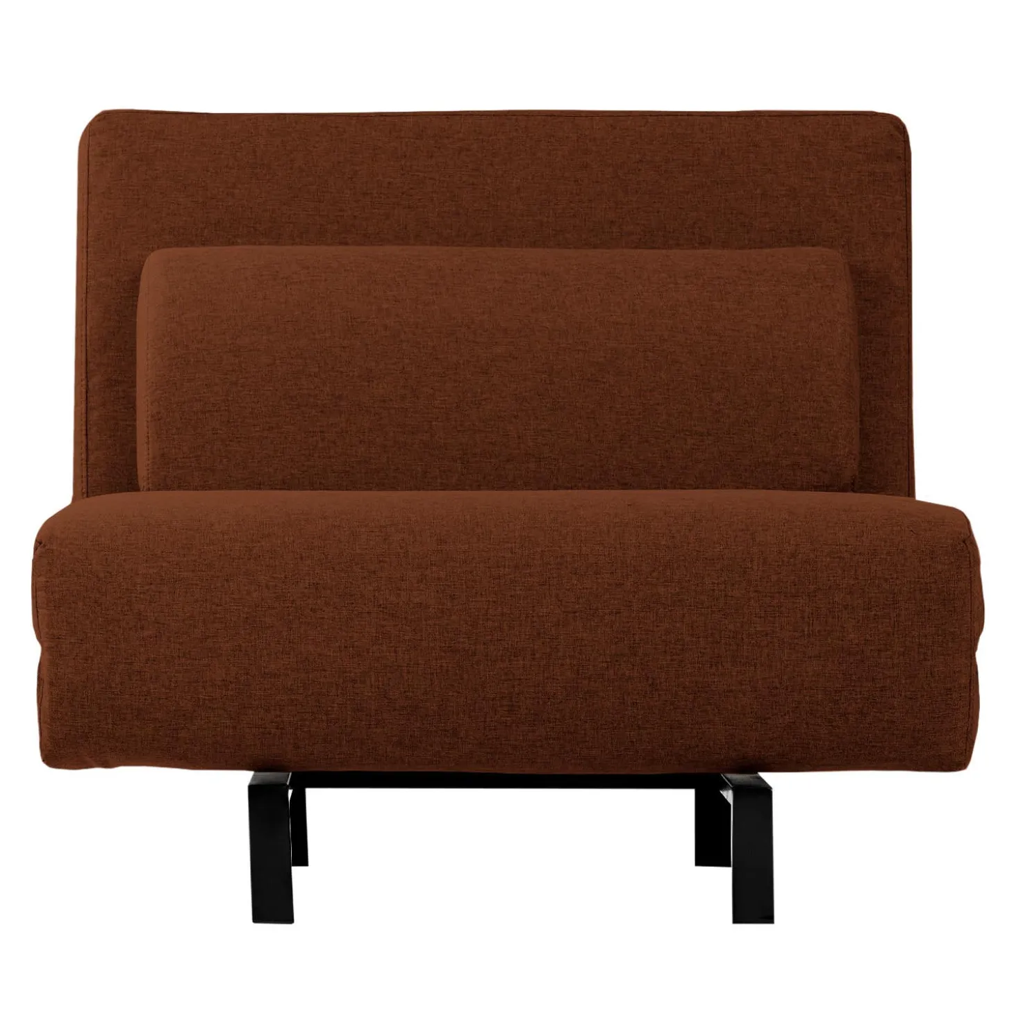 Fauteuil convertible pivotant - rouille