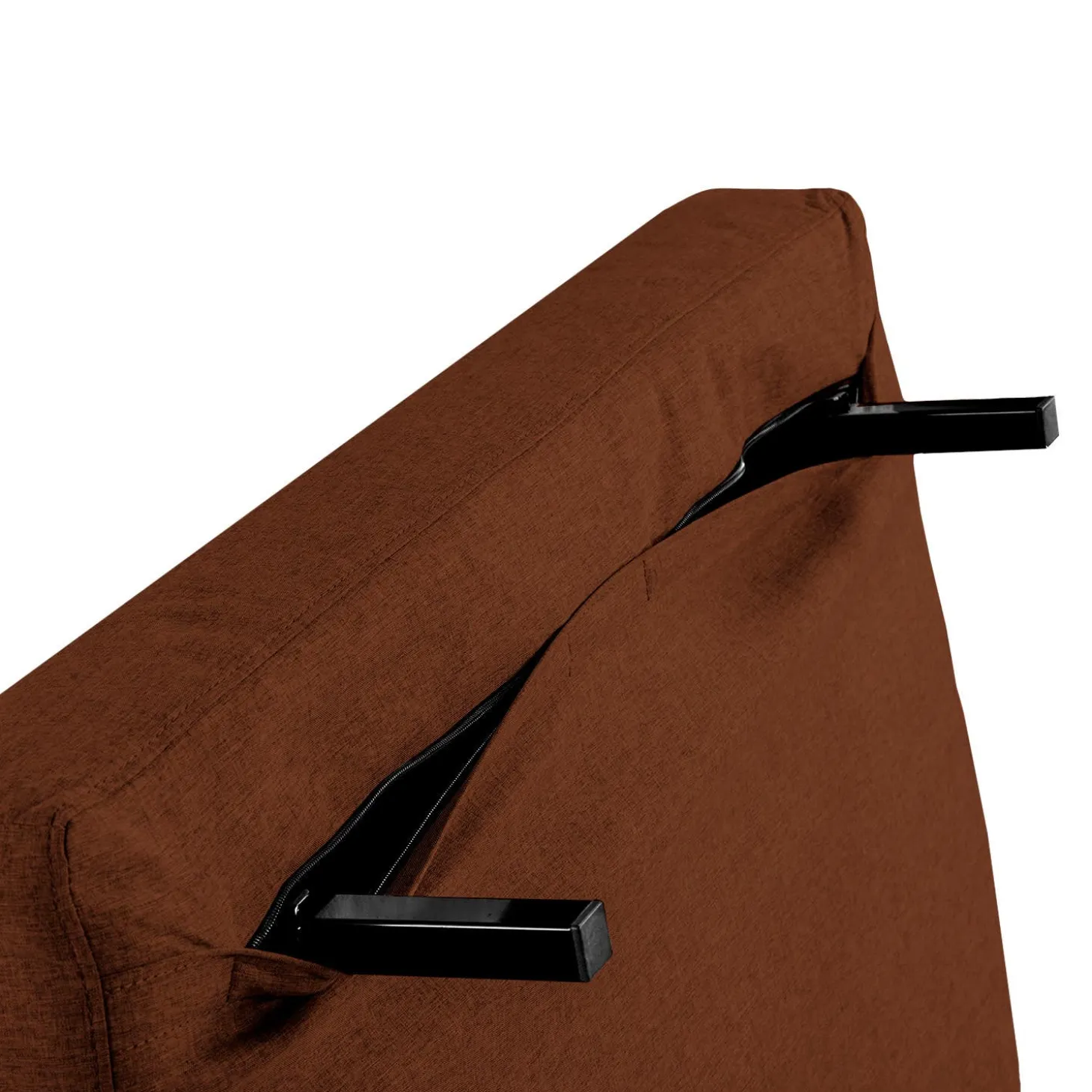 Fauteuil convertible pivotant - rouille