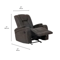 Fauteuil inclinable avec porte-gobelets