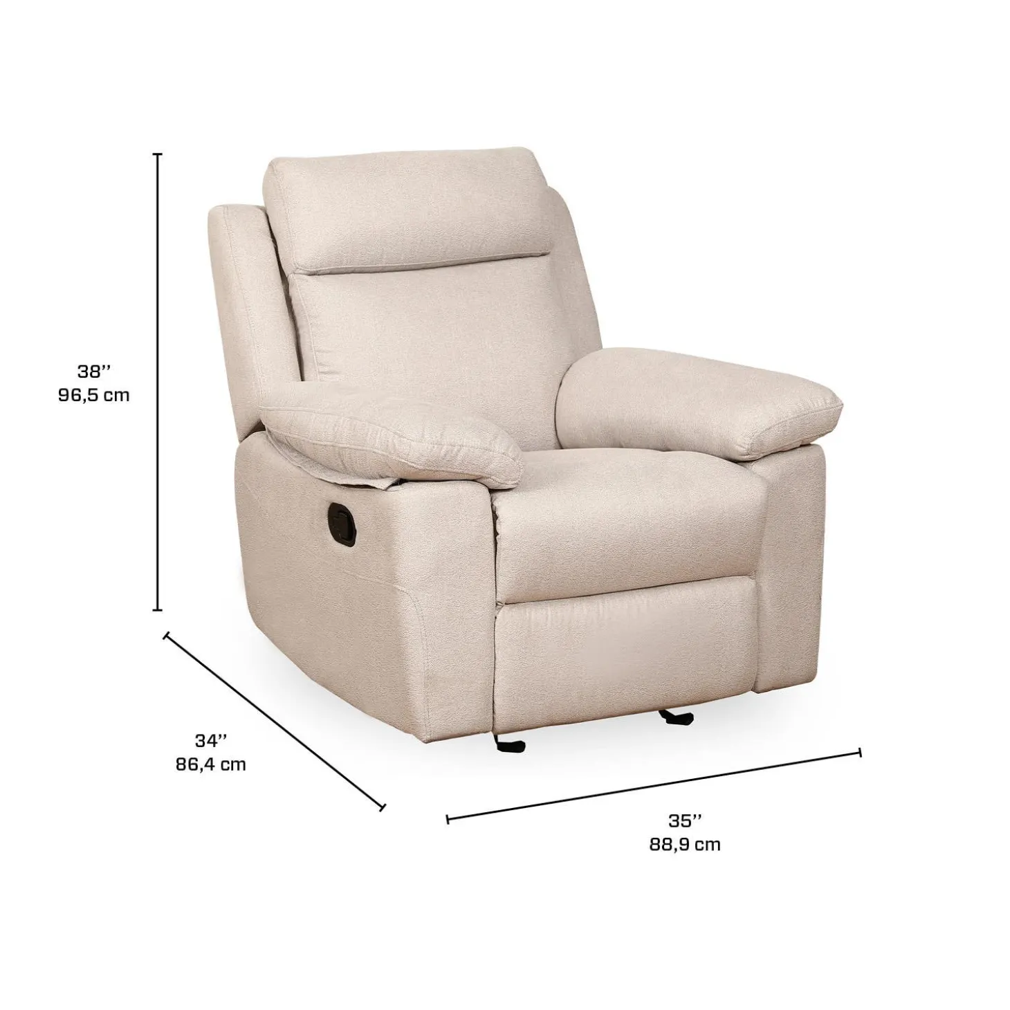 Fauteuil inclinable berçant