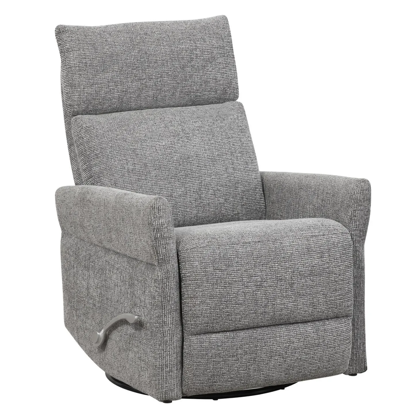 Fauteuil inclinable berçant et pivotant - gris foncé