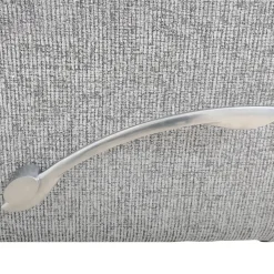 Fauteuil inclinable berçant et pivotant - gris pâle