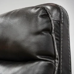 Fauteuil inclinable électrique avec rangement, porte-gobelets et éclairage DEL - gris