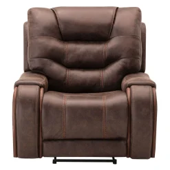 Fauteuil inclinable électrique avec appui-tête et repose-pieds ajustables