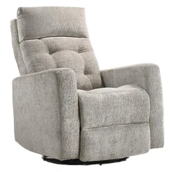 Fauteuil inclinable électrique berçant et pivotant avec appui-tête ajustable