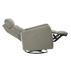 Fauteuil inclinable électrique berçant et pivotant avec appui-tête ajustable