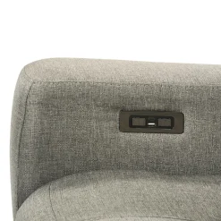 Fauteuil inclinable électrique berçant et pivotant avec appui-tête ajustable