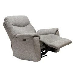 Fauteuil inclinable électrique - taupe