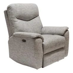 Fauteuil inclinable électrique - taupe