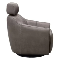 Fauteuil inclinable pivotant électrique avec système audio intégré - gris