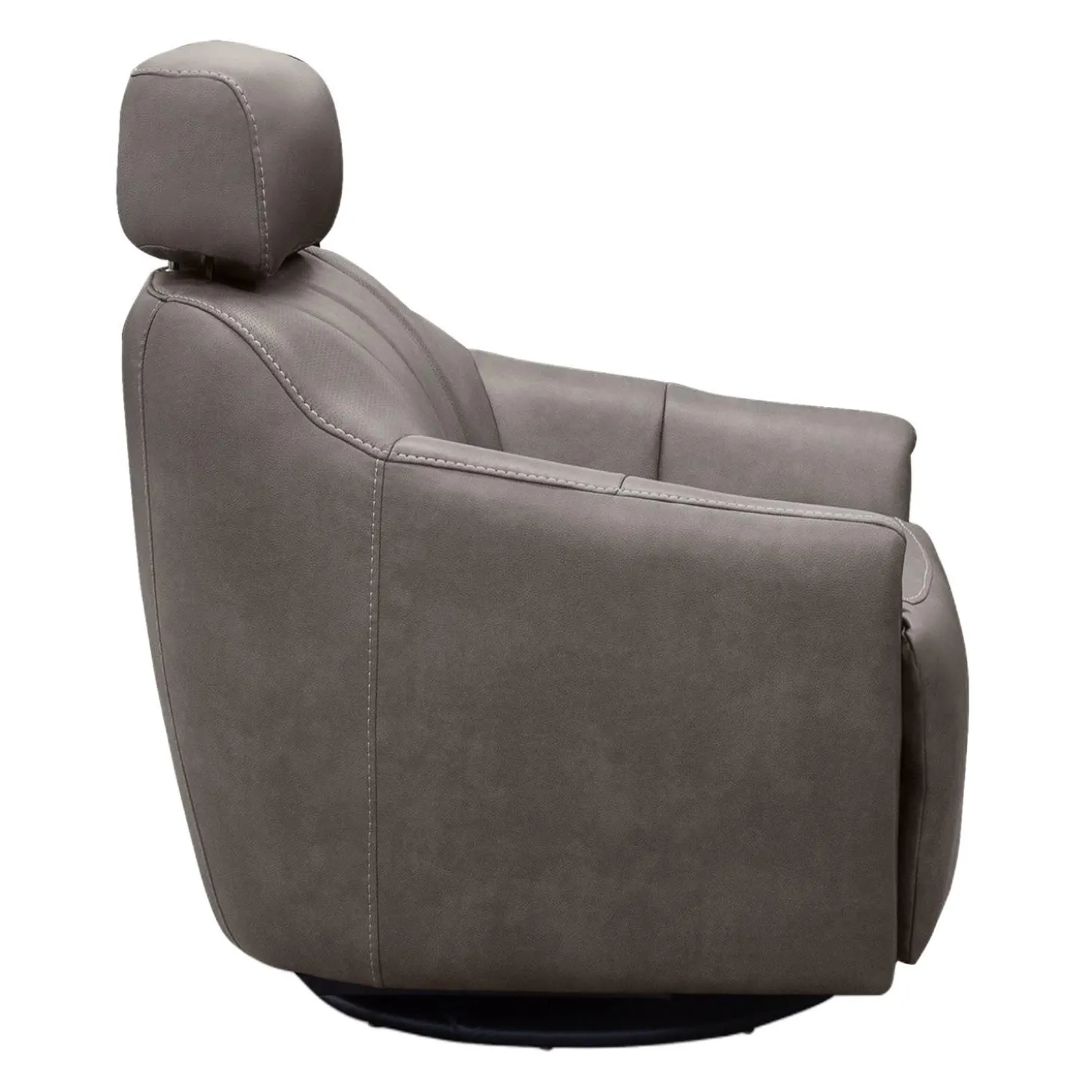 Fauteuil inclinable pivotant électrique avec système audio intégré - gris