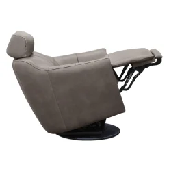 Fauteuil inclinable pivotant électrique avec système audio intégré - gris