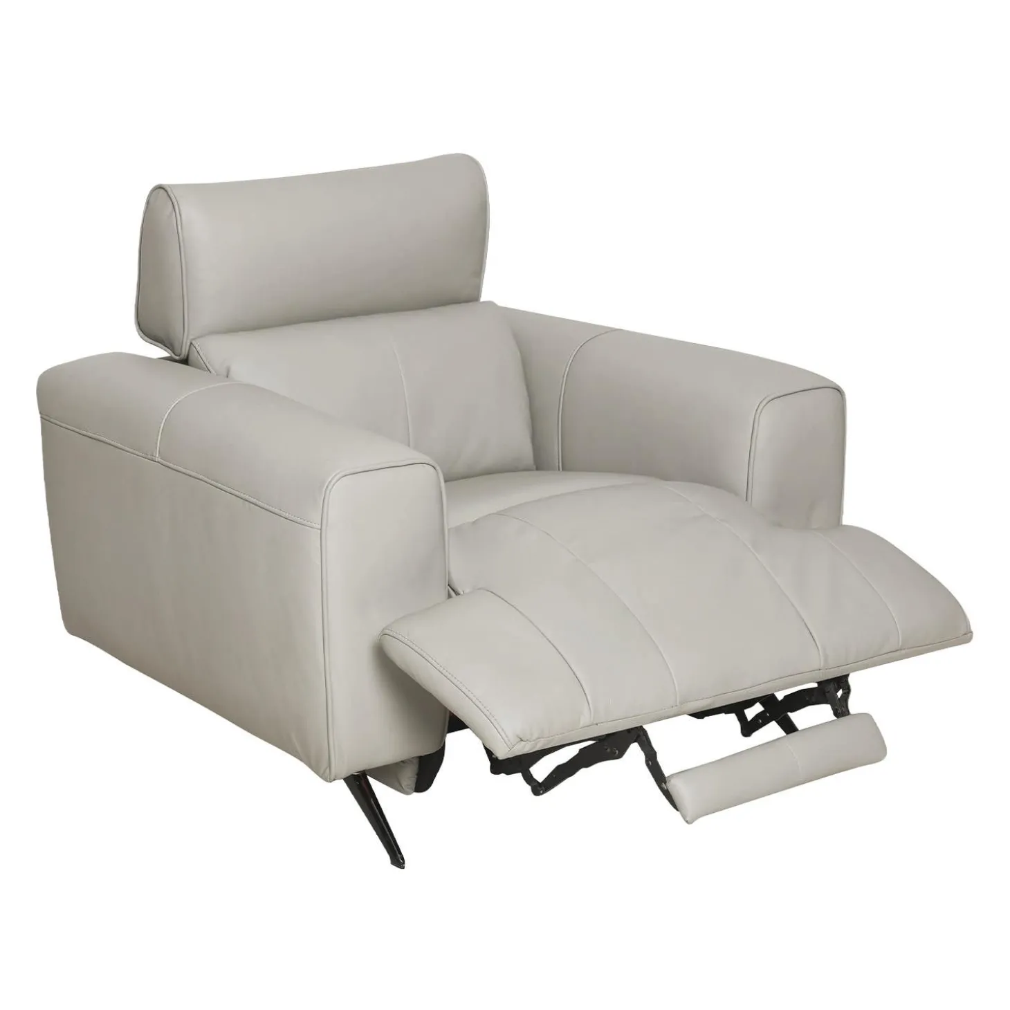 Fauteuil électrique inclinable en cuir véritable