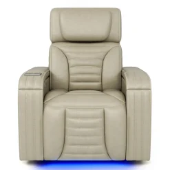 Fauteuil modulaire électrique inclinable avec massage, chaleur et porte-gobelets rétractables
