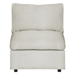 Fauteuil modulaire sans bras - beige