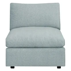 Fauteuil modulaire sans bras - gris