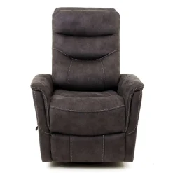 Fauteuil pivotant inclinable en tissu