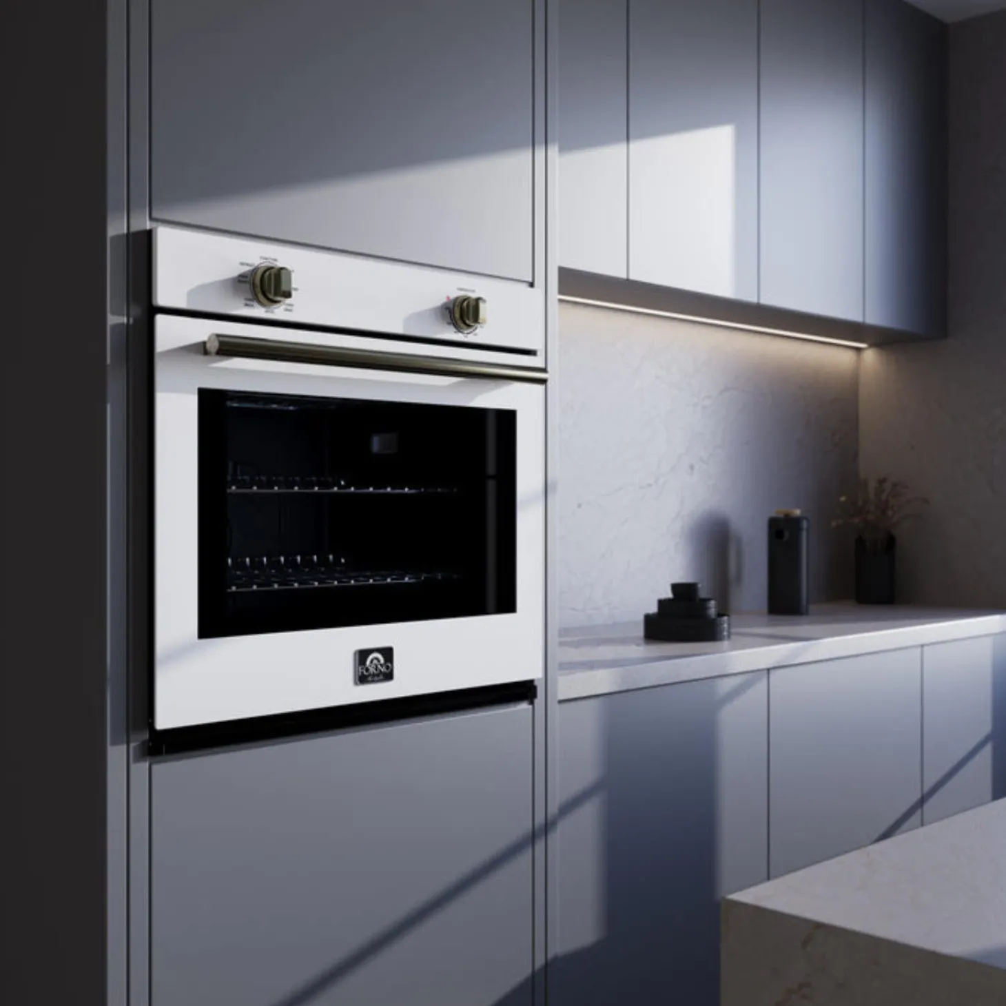 FORNO Four mural électrique Blanc30" - FBOEL1370-30