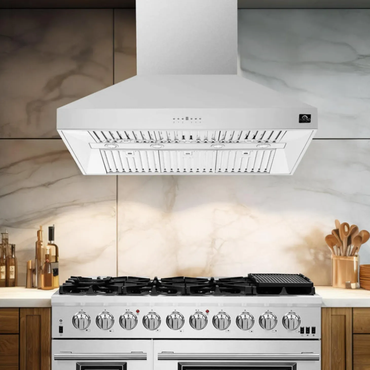 FORNO Hotte cheminée Cheminée Inox 47.25" -FRHWM5094-48