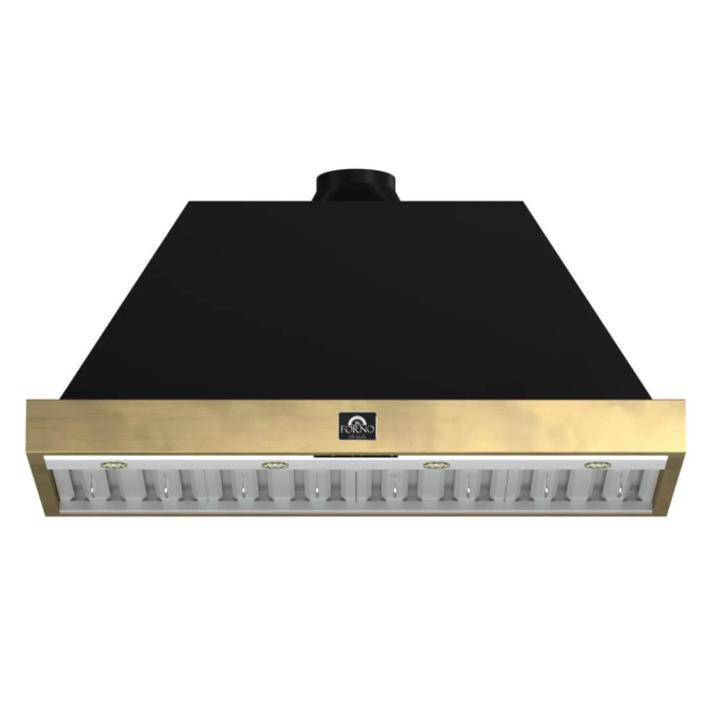 FORNO Hotte de cuisinière murale 48" Standard Noir 48" , 600 PI3/MIN-FRHWM5078-48