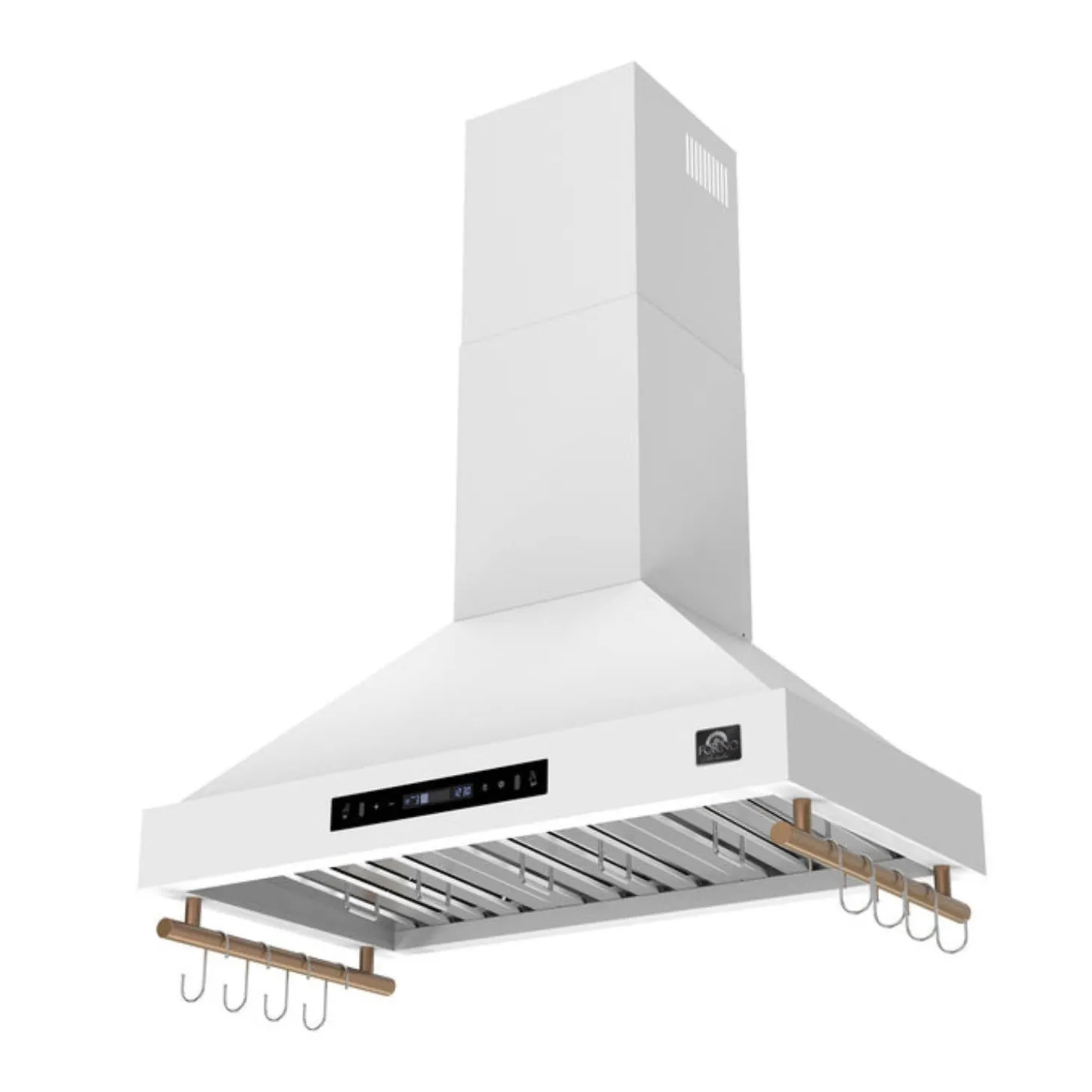 FORNO Hotte de cuisinière murale Cheminée Blanc 35.2" , 375 PI3/MIN-FRHWM5503-36