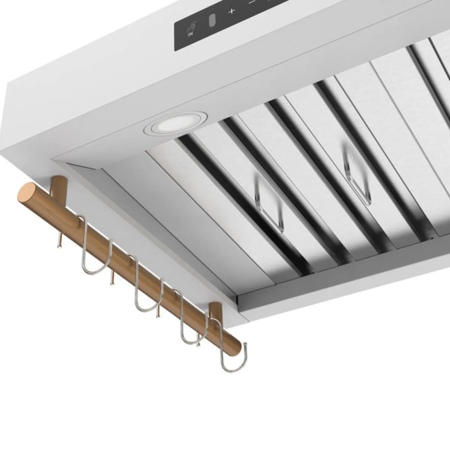 FORNO Hotte murale 30" Cheminée Blanc 29.3" , 375 PI3/MIN-FRHWM5503-30