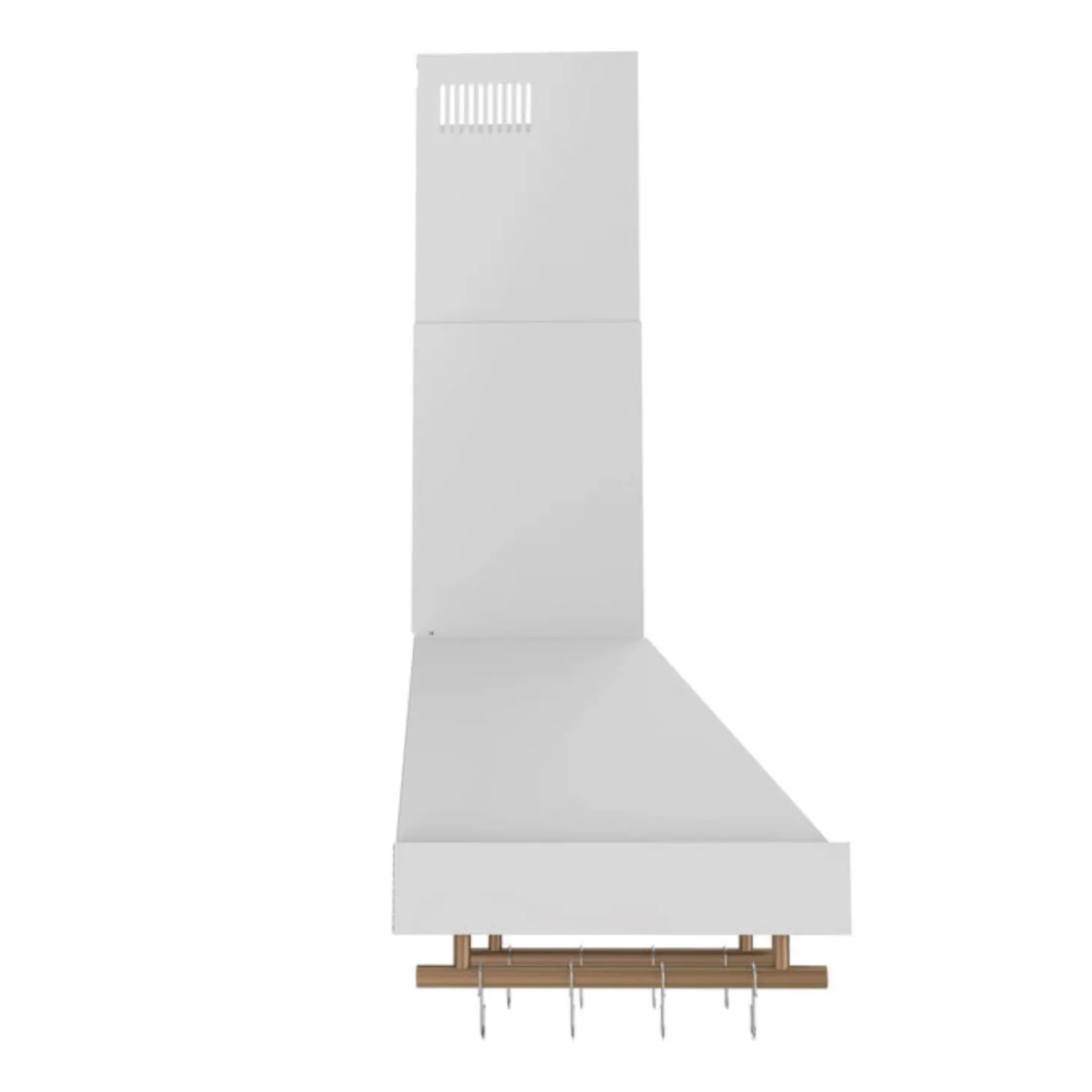FORNO Hotte murale 30" Cheminée Blanc 29.3" , 375 PI3/MIN-FRHWM5503-30