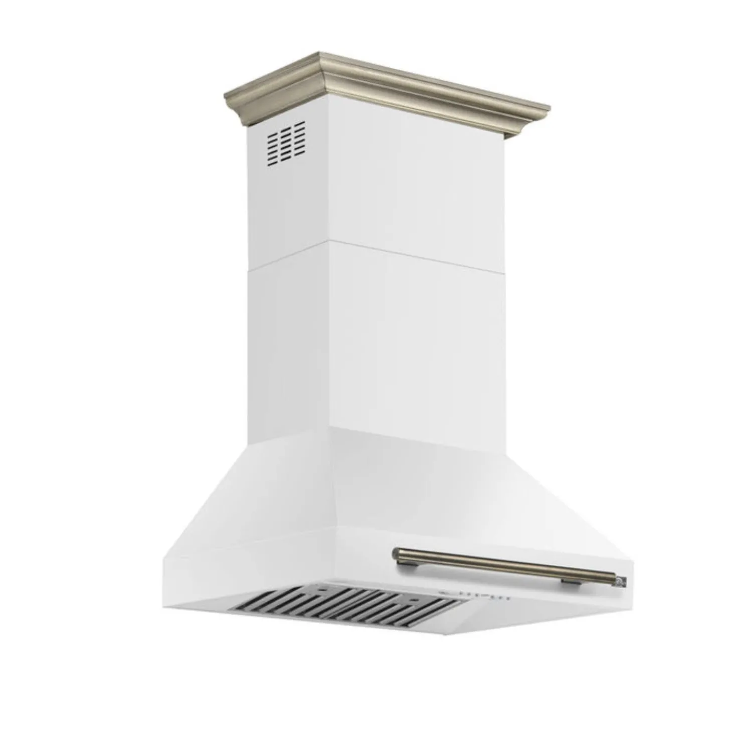 FORNO Hotte murale 30po Cheminée Blanc 30" , 600 PI3/MIN-FRHWM5095-30