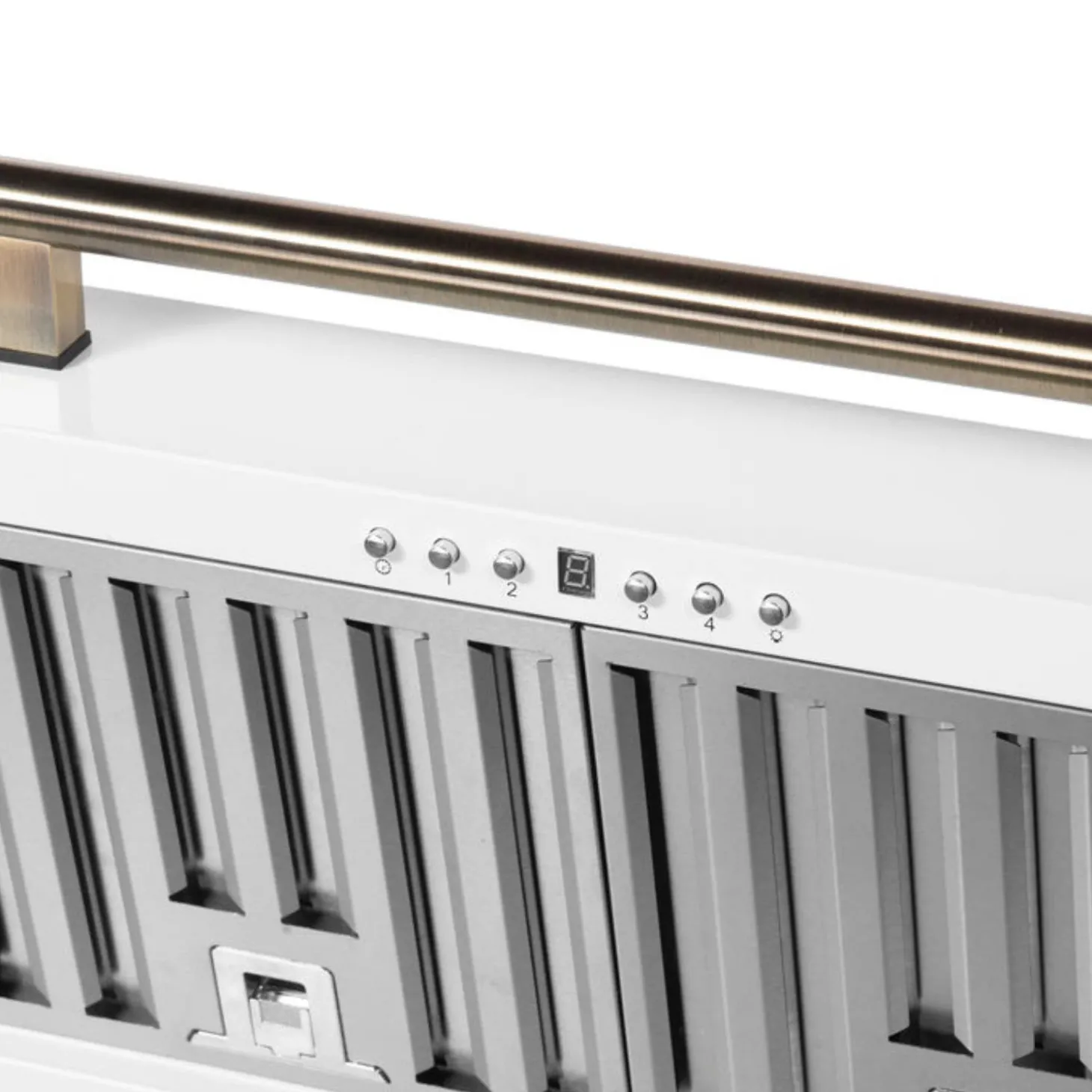 FORNO Hotte murale 30po Cheminée Blanc 30" , 600 PI3/MIN-FRHWM5095-30