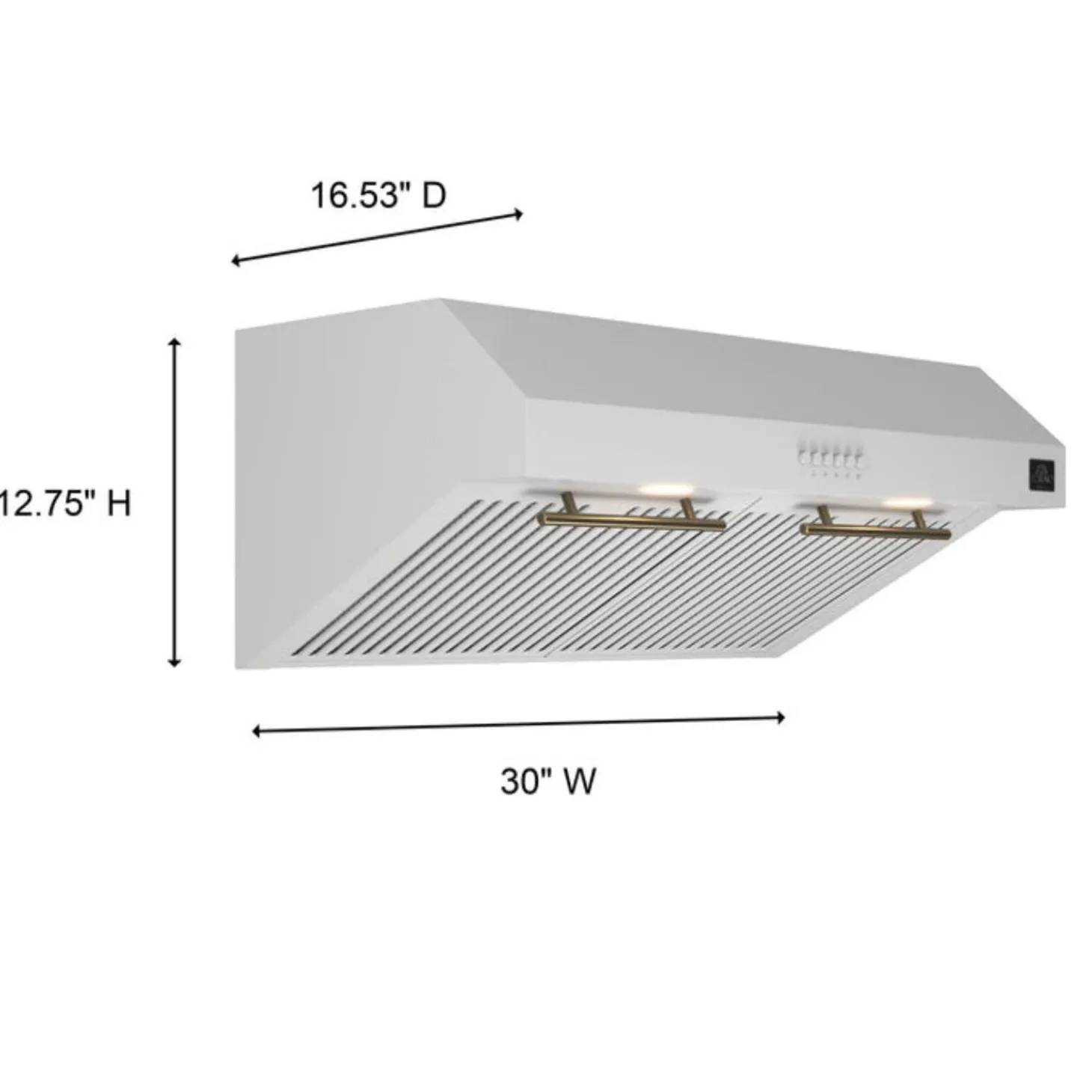 FORNO Hotte Standard Blanc 30" , 600 PI3/MIN-FRHUC5255-30