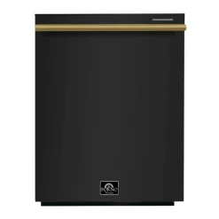 FORNO Lave-vaisselle Encastré Noir 24