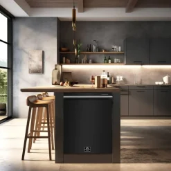 FORNO Lave-vaisselle Encastré Noir 24