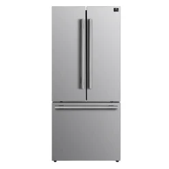 FORNO Réfrigerateur 17,5 pi3 30 po Inox Portes françaises - FFFFD1974-31