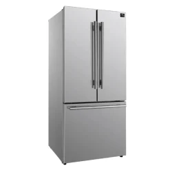 FORNO Réfrigerateur 17,5 pi3 30 po Inox Portes françaises - FFFFD1974-31