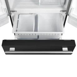 FORNO Réfrigerateur 17,5 pi3 30 po Noir Portes françaises - FFFFD1974-31
