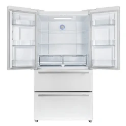 FORNO Réfrigérateur 19,2 pi3 36 po Blanc Portes françaises - FFRBI1820-36