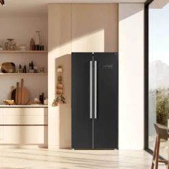 FORNO Réfrigérateur 15,6 pi3 33 po Noir Côte à côte - FFRBI1805-33