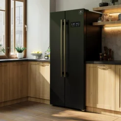 FORNO Réfrigérateur 15,6 pi3 33 po Noir Côte à côte - FFRBI1805-33