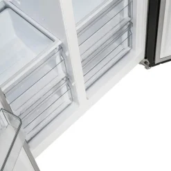 FORNO Réfrigérateur 15,6 pi3 33 po Noir Côte à côte - FFRBI1805-33