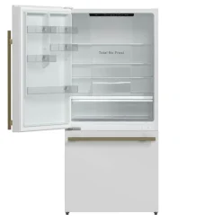 FORNO Réfrigérateur 17,2 pi3 31 po Blanc Congélateur en bas - FFFFD1786-31